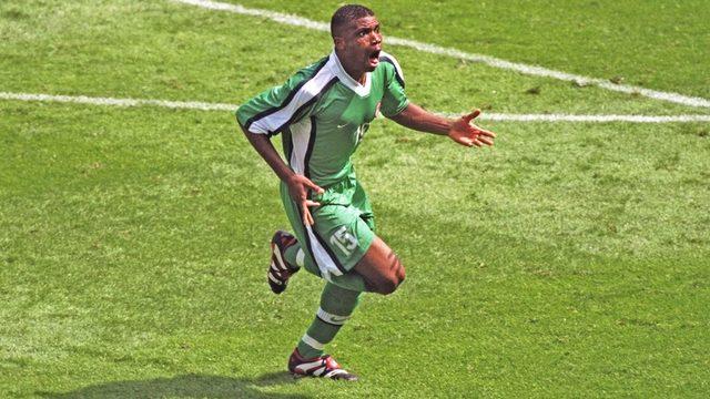Sunday Oliseh Nijerya'nın ikinci golünü mükemmel bir vuruşla atmıştı.