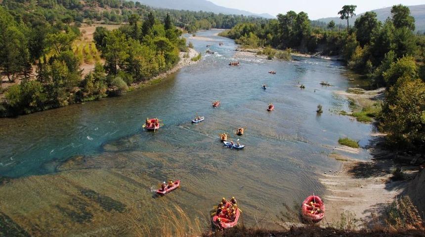 K&ouml;pr&uuml;l&uuml; Kanyon'da Rafting Sezonu, İranlıların Nevruz Bayramı Tatiliyle A&ccedil;ılacak