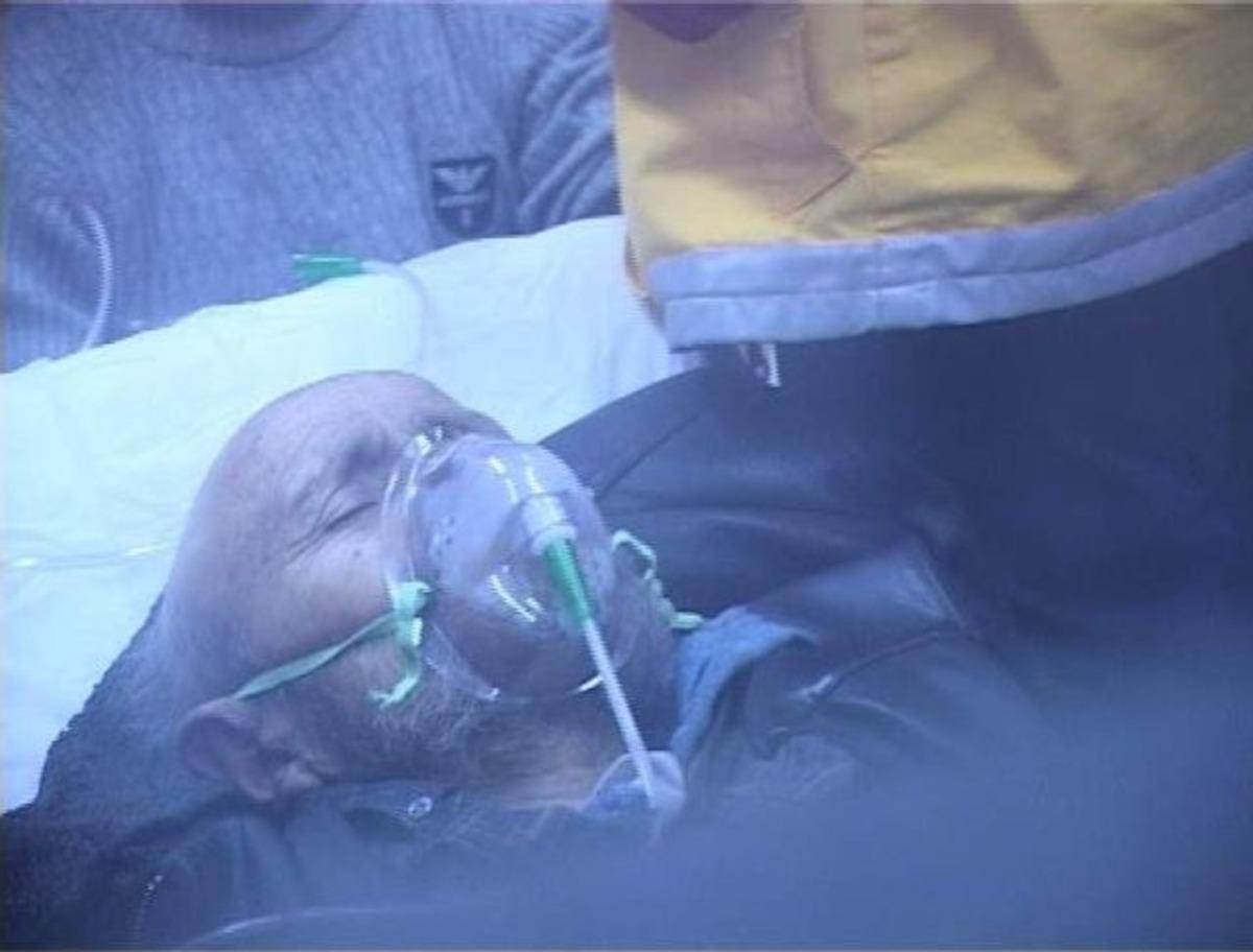 Uykudaki Yaşlı Adam Son Anda Kurtarıldı