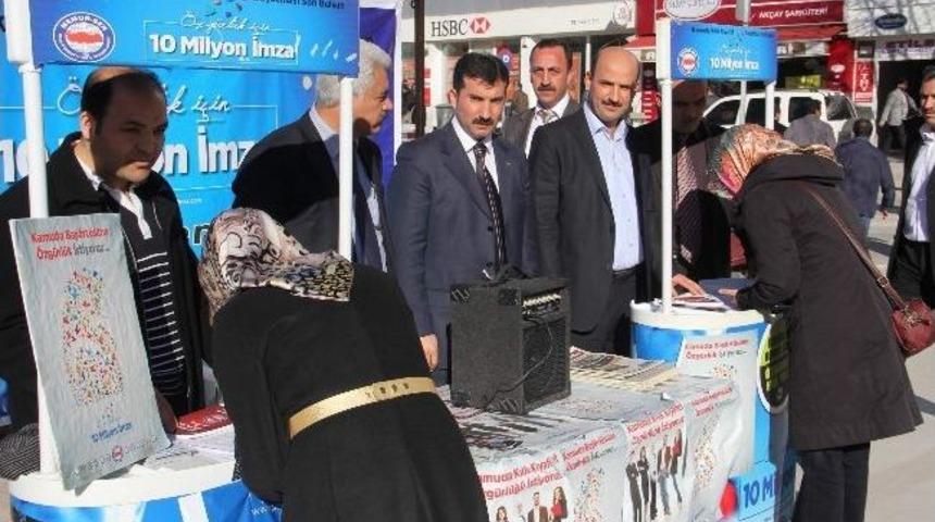 Kırşehir&rsquo;de 34 Bin İmza Toplandı