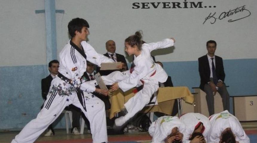 Manisa 2013 Tekvando B&uuml;y&uuml;kler İl Birinciliği Saruhanlı'da Yapıldı