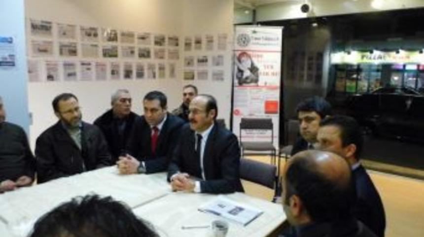 Umut Yıldızı derneğini  Başkanı Kemal Yurtna&ccedil; ziyaret etti