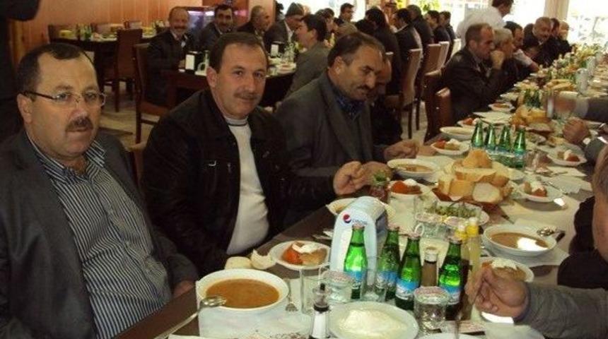 Altıntaş Kaymakamı Ahmet G&uuml;neri&rsquo;ye Veda Yemeği