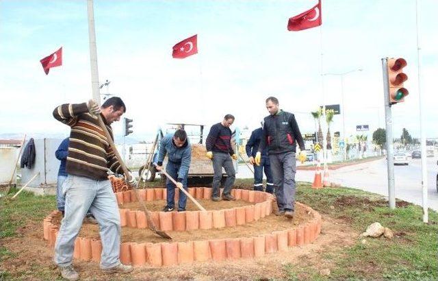 Toroslarda Bulvar Ve Kavşaklar Renkleniyor 1