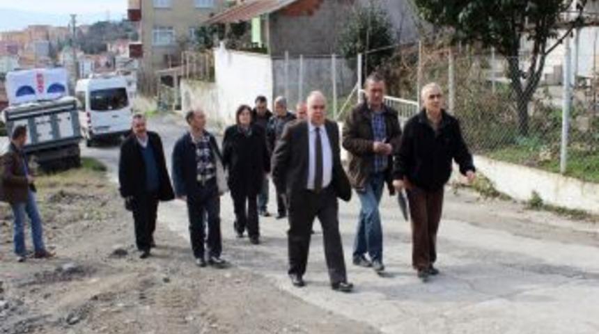 Başkan Yardımcısı &Ouml;zyağcı, Mahallelerde Incelemede Bulundu