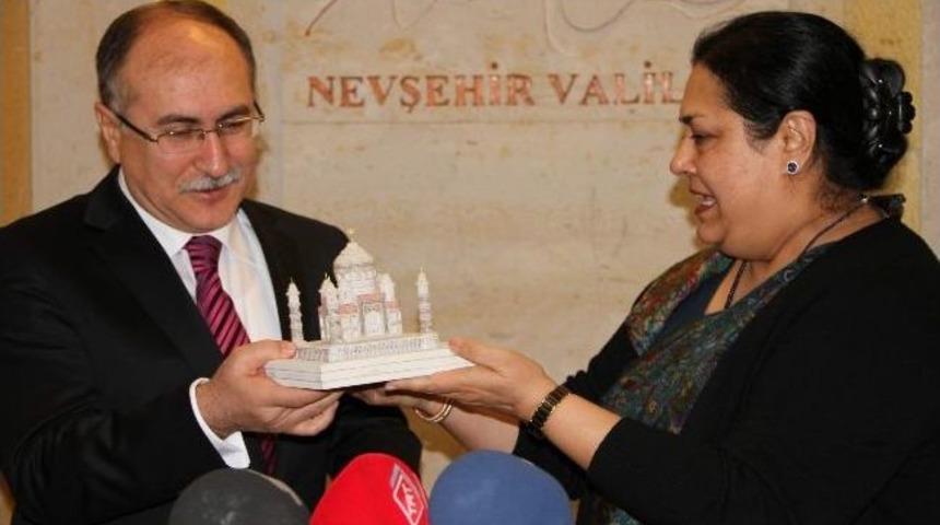 Hindistan'ın T&uuml;rkiye B&uuml;y&uuml;kel&ccedil;isi Nevşehir&rsquo;de