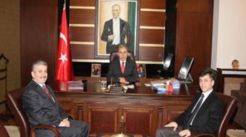 Sa&uuml; Genel Sekreteri Ardı&ccedil;'tan Vali B&uuml;y&uuml;k&rsquo;e Ziyaret
