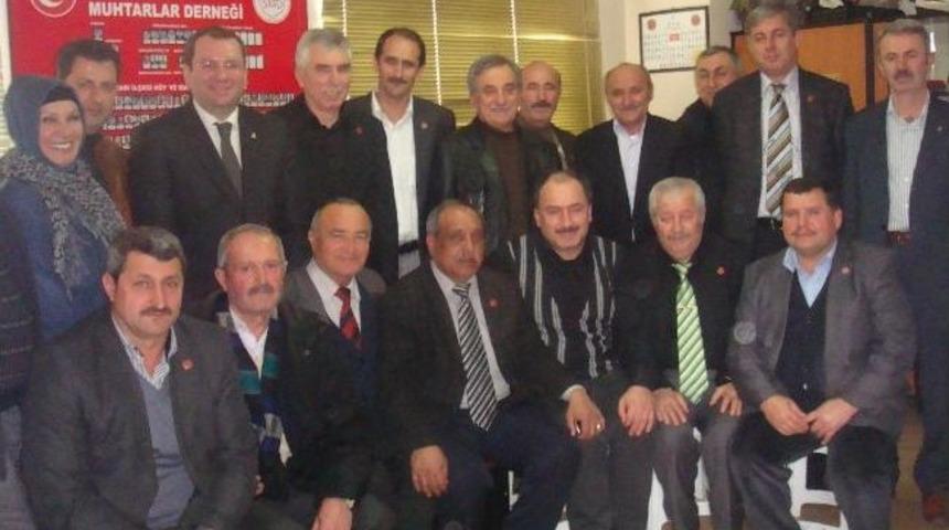 Ak Parti&rsquo;den Muhtarlar Derneğine Ziyaret