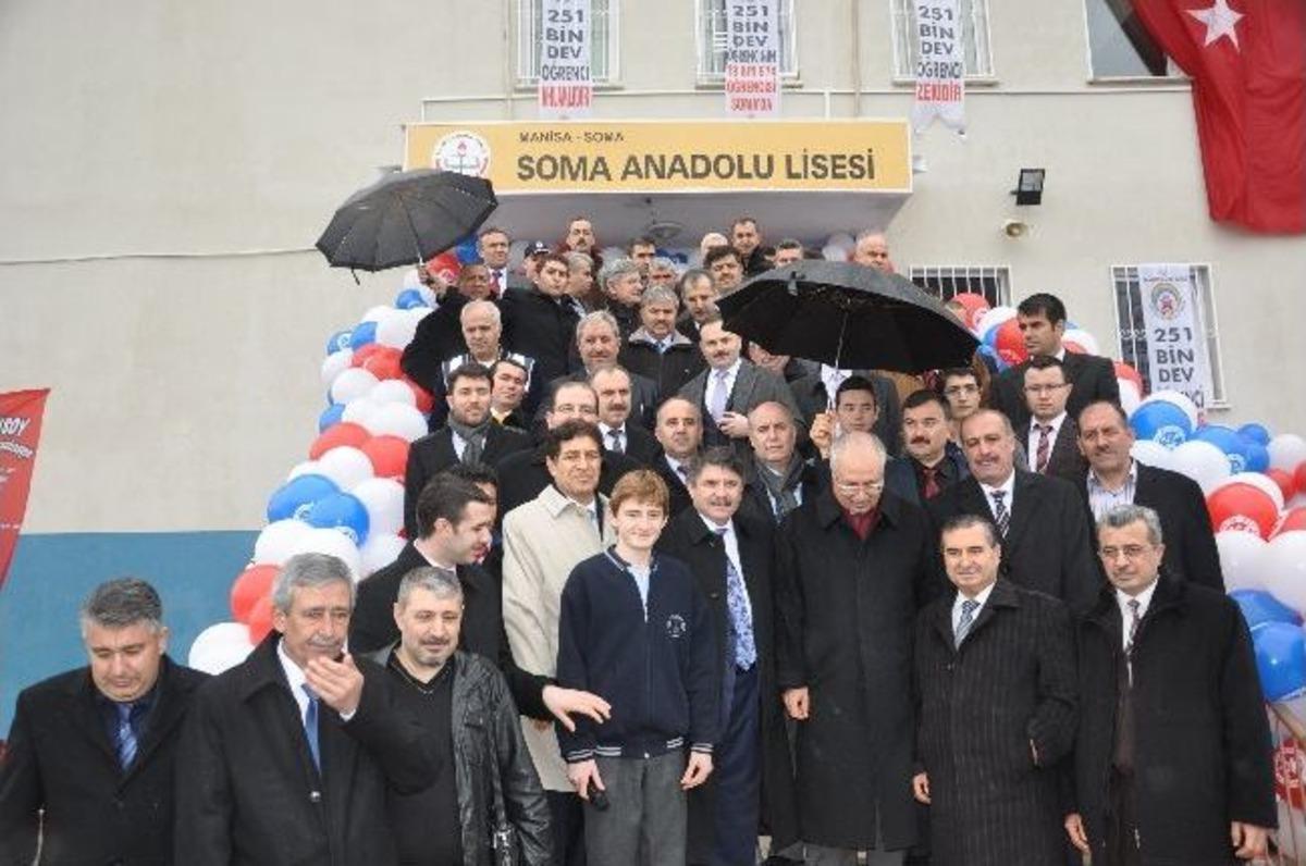 Soma Belediyesi'nin Yaptırdığı Okulun A&ccedil;ılışı Yapıldı