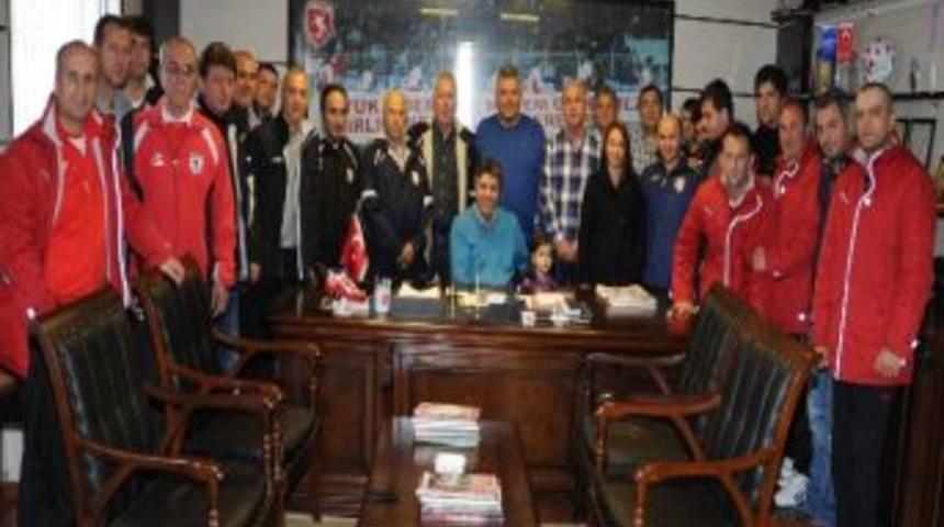 Alt Yapıdan Başkan Emin Kar'a Ziyaret