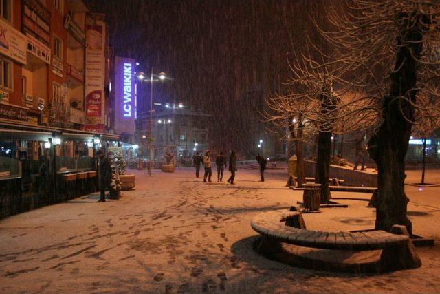 Aksaray&rsquo;da Kar Yağışı 2