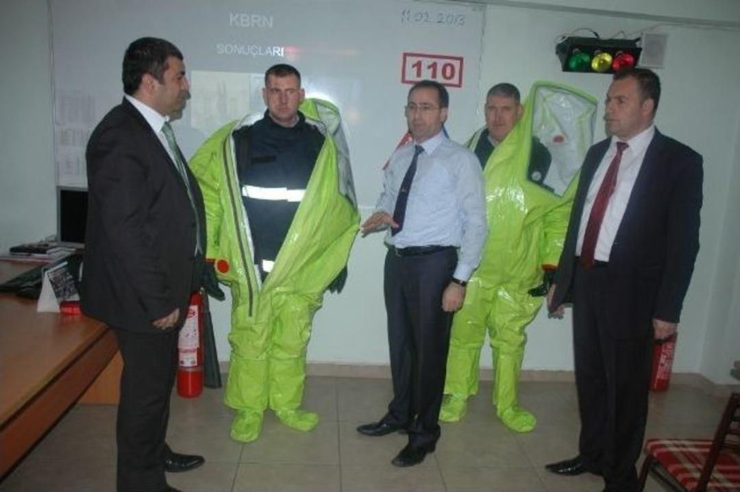 Tekirdağ İtfaiyesi'ne Kbrn Eğitimi