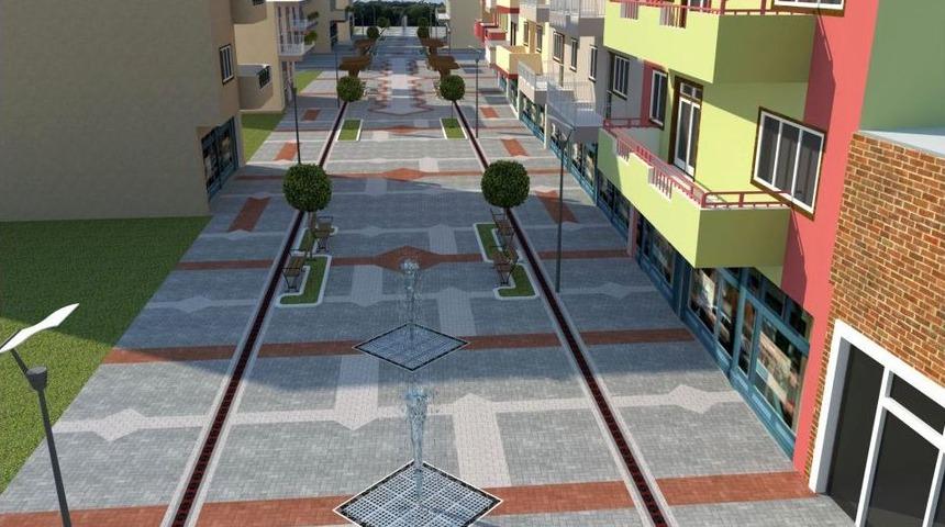 İzmir'de K&uuml;&ccedil;&uuml;k&ccedil;iğli Mahallesi'ne Sevgi Yolu Yapılacak