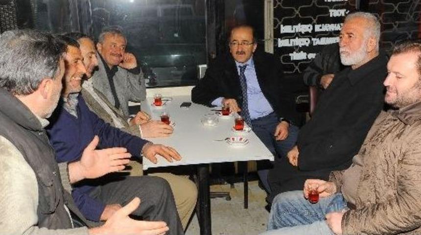 Başkan G&uuml;mr&uuml;k&ccedil;&uuml;oğlu B&uuml;y&uuml;k Sanayi Sitesi Esnafı'nın Sorunlarını Dinledi