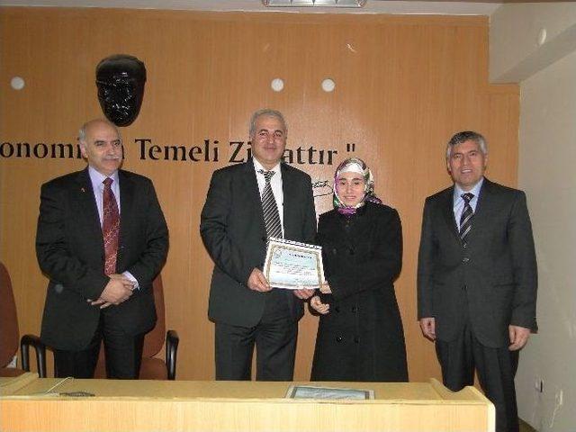 Tarım Danışmanlarına ‘kayısı Semineri’ 1