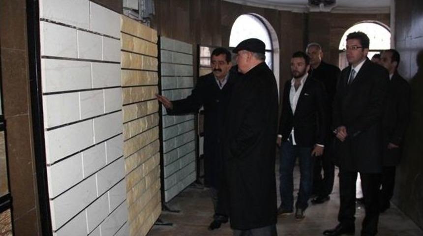 Vali İpek Osb&rsquo;de Bayburt Taşını İnceledi