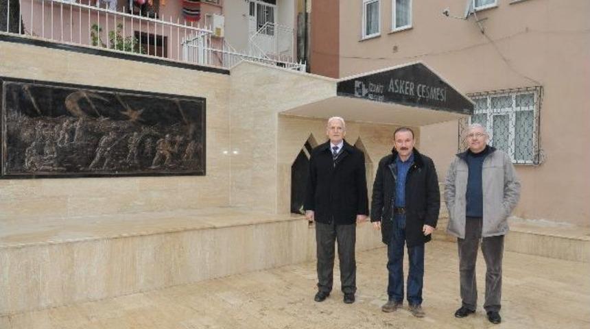 Asker &Ccedil;eşmesinden İlk Suyu Doğan İ&ccedil;ti