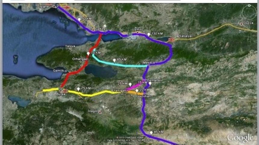 Bursa İstanbul Arasını 30 Dakikaya İndirecek Teklif