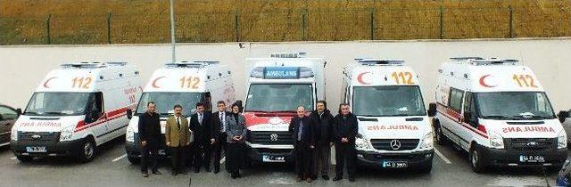 Sağlık Bakanlığı’ndan Sakarya’ya 5 Yeni Ambulans