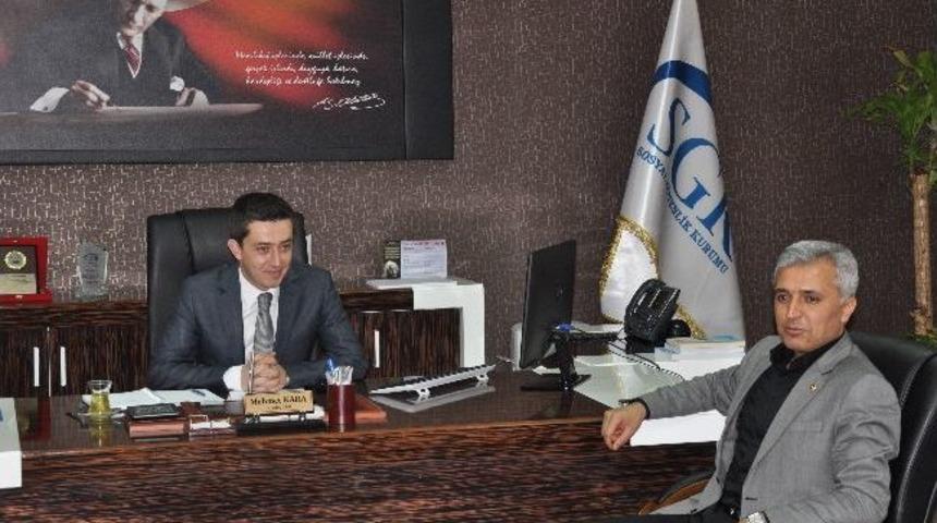 Milletvekili G&ouml;k&rsquo;ten M&uuml;d&uuml;r Kara&rsquo;ya Ziyaret
