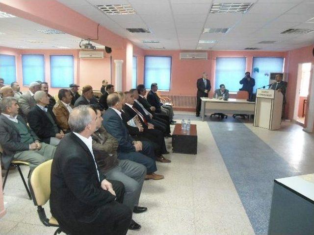 Samsat&rsquo;ta Tarım Konusu Masaya Yatırıldı 1