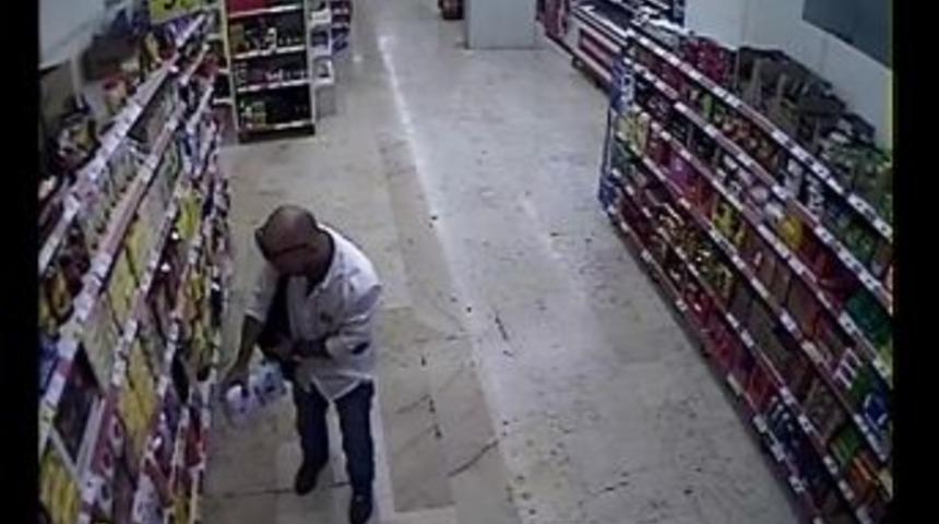 Hırsızı &Ouml;nce Kameralar, Ardından G&uuml;ven Timleri Yakaladı