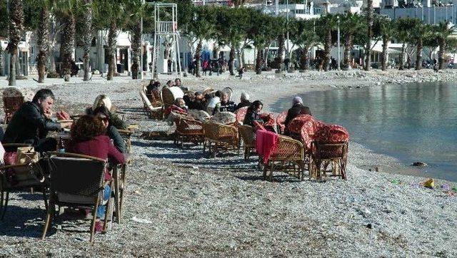 Bodrum&rsquo;da Kış G&uuml;neşi Isıttı 1