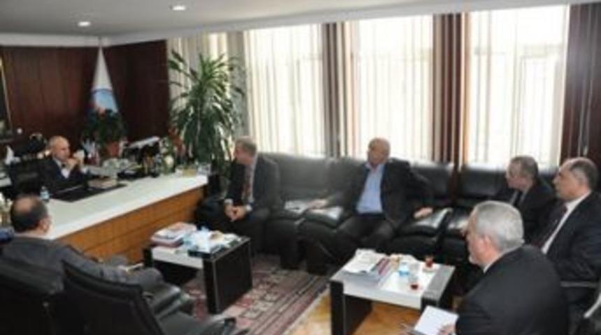 Tepekent y&ouml;netiminden Başkan Akg&uuml;n&rsquo;e ziyaret