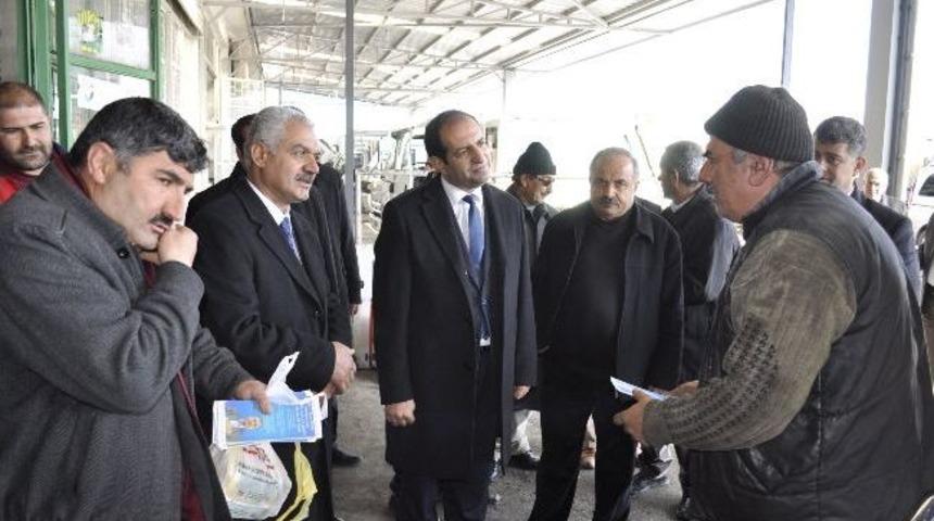 Ak Partili &Ccedil;ift&ccedil;i, Sanayi Sitesi Esnafını Ziyaret Etti