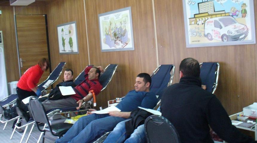 Kağızman&rsquo;da Kan Bağışına B&uuml;y&uuml;k Destek