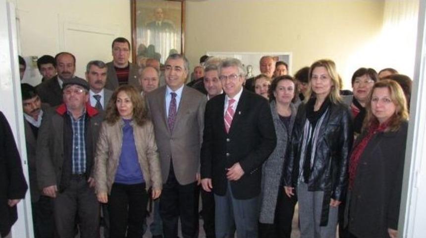 Chp Pm &Uuml;yesi Saygılı, &Ouml;demiş&rsquo;te Partililerle Buluştu
