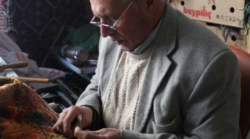 Eski El Dokuma Halılar Tamirle Yenileniyor