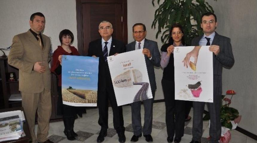 Tmo &Ccedil;orlu Ajansından Başkan Baysan`a İsraf Kampanyası Ziyareti