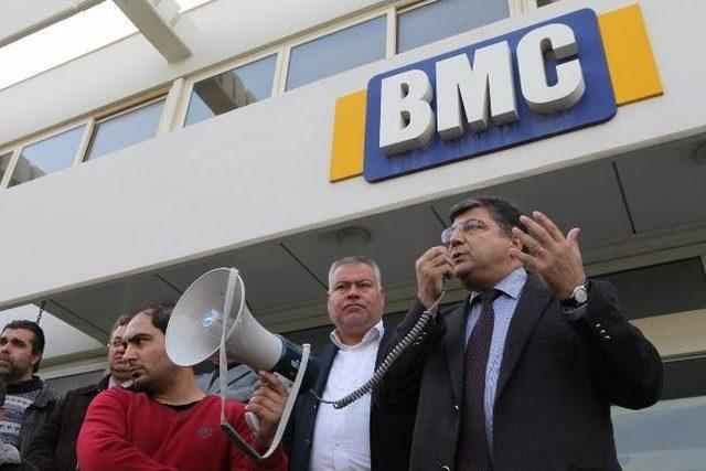 Bmc İşçilerine Bir Destek De Bornova Belediye Başkanından