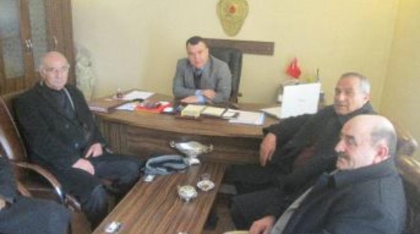 Kızılay Heyetinden Emniyet M&uuml;d&uuml;r&uuml; Duymuş&rsquo;a Ziyaret