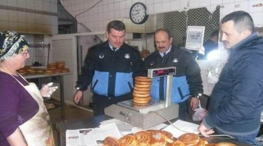 Salihli&rsquo;de Ekmek Ve Simit Fırınları Denetlendi