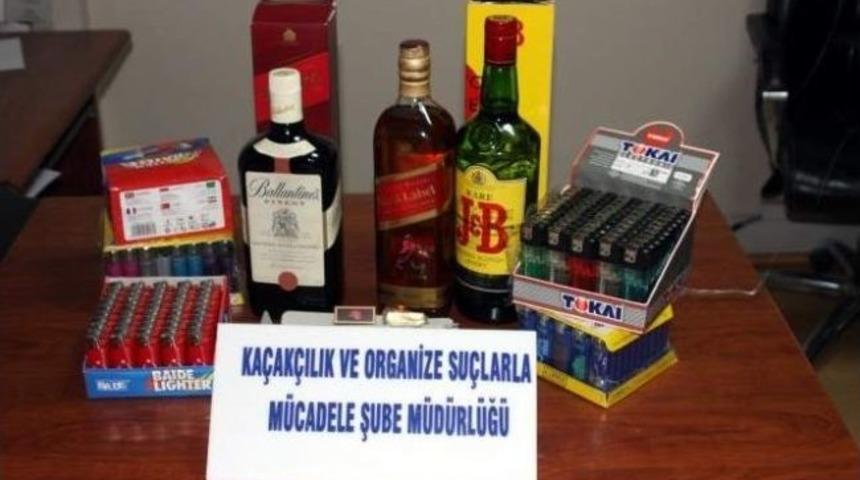 Kırşehir&rsquo;de Ka&ccedil;ak Sigara Ve Viski Operasyonu