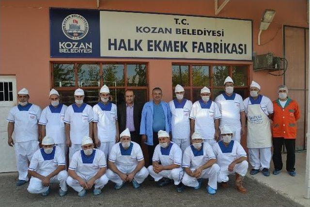 Kozan Halk Ekmek Fabrikası Denetimden Tam Not Aldı