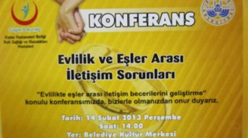14 Şubat'ta &ouml;zel konferans