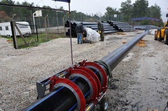 Çan Belediyesi İçme Suyu Şebeke Hattını Yeniliyor 1