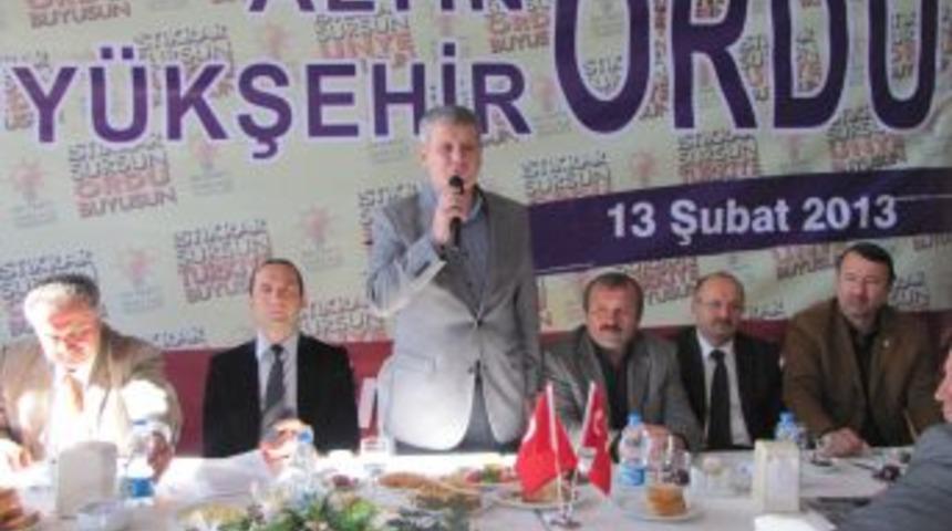Akyol: Ordu'da B&uuml;y&uuml;kşehire Yol Yakınken Ipin Ucunu Ka&ccedil;ırmayalım