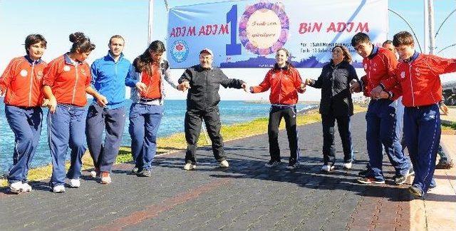 Trabzon’da Sağlıklı Yaşam İçin ‘adım Adım 10 Bin Adım’ın İlk Adımları Bugün Atıldı