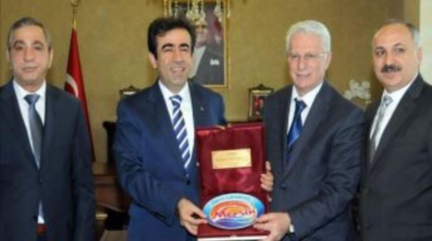 Tşof Başkanı Apaydın Vali G&uuml;zeloğlu&rsquo;nu Ziyaret Etti