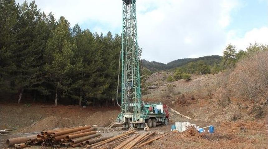Mudurnu&rsquo;da Sondaj &Ccedil;alışmaları Başladı