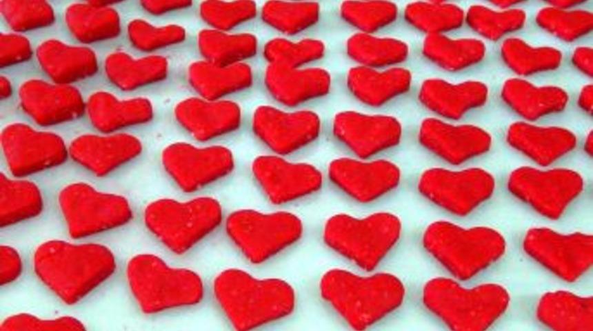 'Sevgililer G&uuml;n&uuml;'ne &Ouml;zel Kurabiye