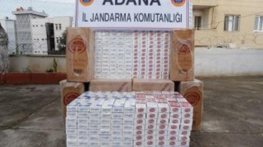 Adana'da 9 Bin 500 Paket Ka&ccedil;a Sigara Ele Ge&ccedil;irildi
