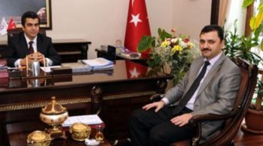 Yıldırım&rsquo;dan Vali D&uuml;zg&uuml;n&rsquo;e Veda Ziyareti