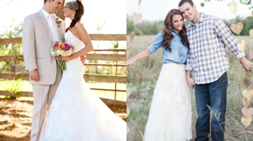 Gelinliklerini elbiseye d&ouml;n&uuml;şt&uuml;rd&uuml;ler