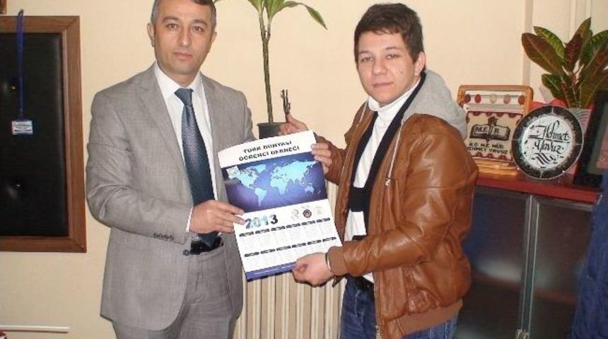 Azerbaycan&rsquo;dan Konferans İ&ccedil;in Yerk&ouml;y&rsquo;e Gelen Rvşen İsmayilov İl&ccedil;e Milli Eğitim M&uuml;d&uuml;r&uuml;n&uuml; Ziyaret Etti