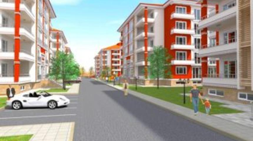 Osmancık'ta ilkler yaşanıyor, akıllı evlerin temeli atıldı